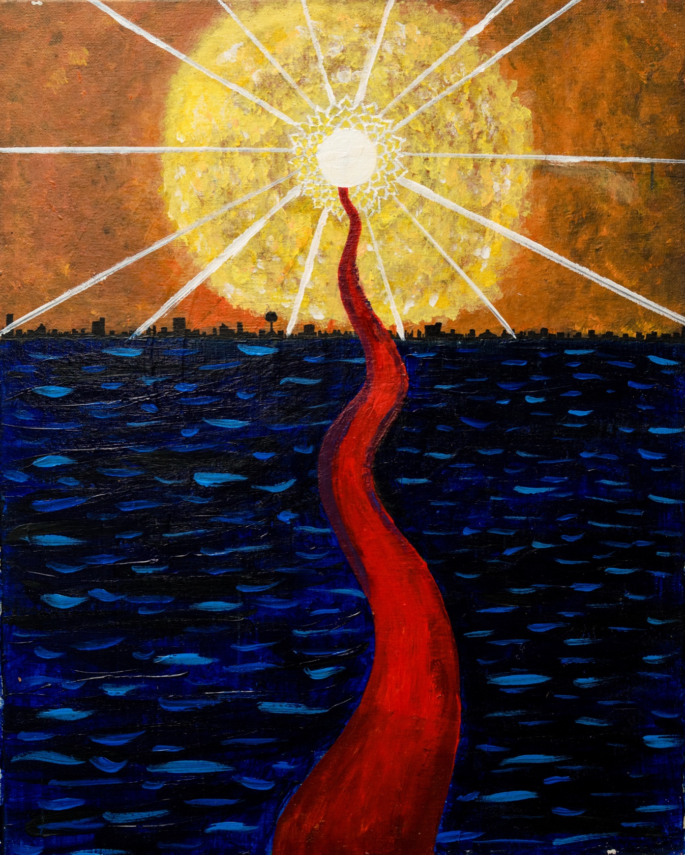 A painting by Kaza